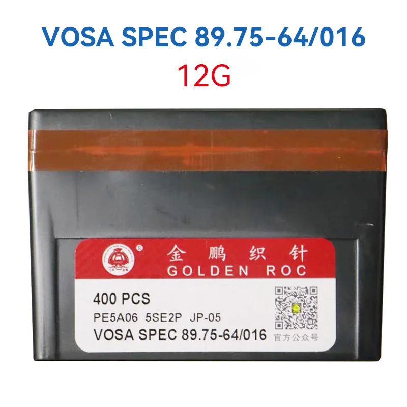 

400 шт. 12 г вязальные спицы VOSA SPEC 89,75-64/016, двойная система, запасные части для плоских вязальных машин