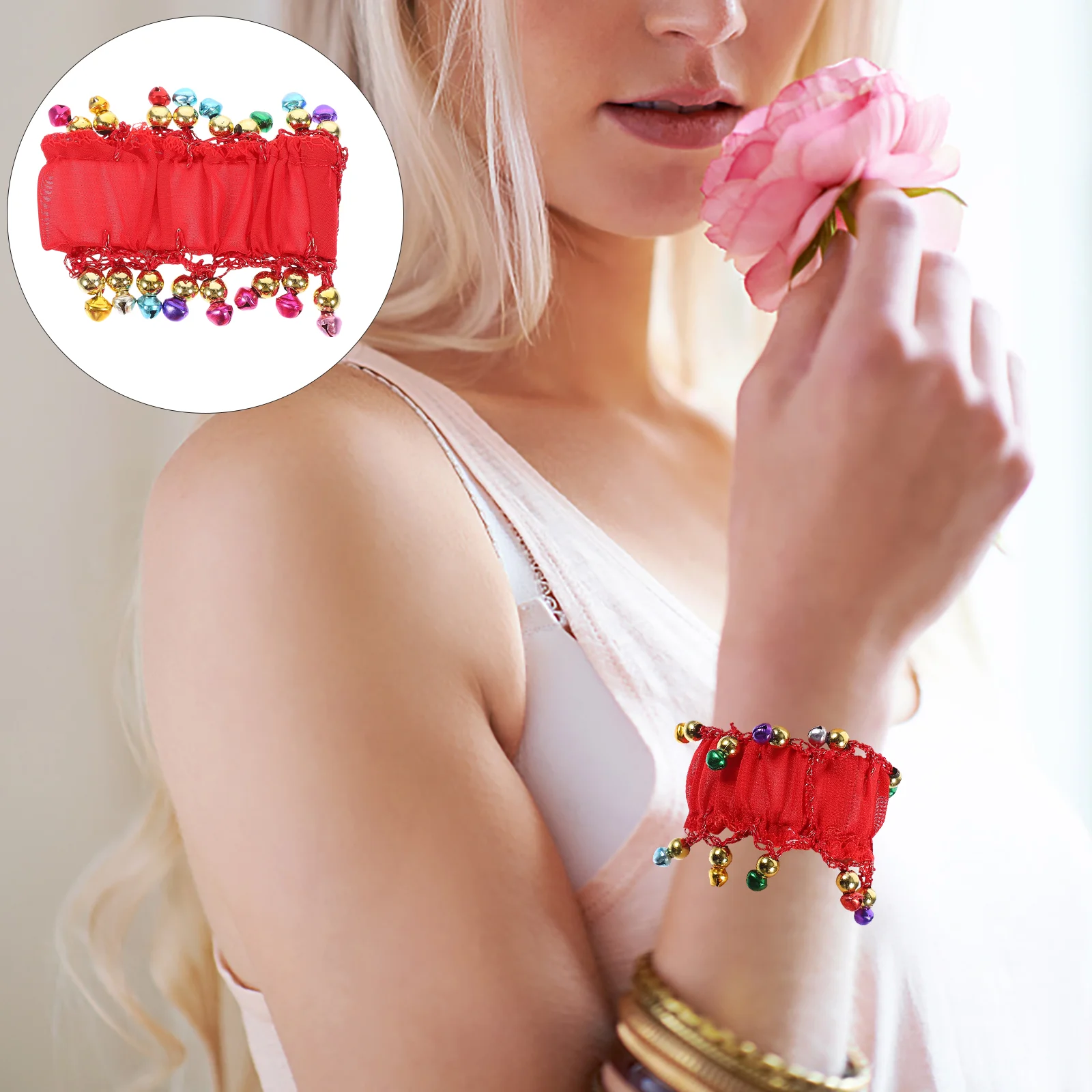 

Wrist Bands Bracelet Hand Chain Outfit Accessories Belly Dance Handcuffs Wrist