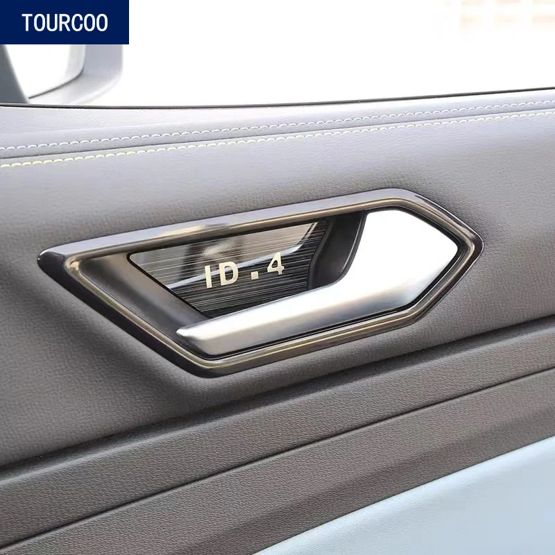 

Car Interior Modification Door Bowl Decorative Trim Cover for VW ID 4 X Car Styling Modified Accessories