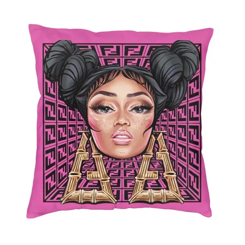 

Наволочка для подушки в скандинавском стиле с изображением актеров Nicki Minaj, домашний декор, наволочка для подушки квадратной формы музыкаль...