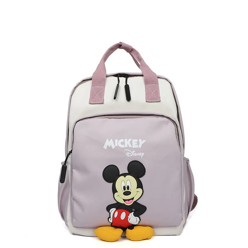 Disney Bag Mickey Children's Backpack Cartoon Children's Backpack Fashion Color Contrast Large Capacity Student Backpack