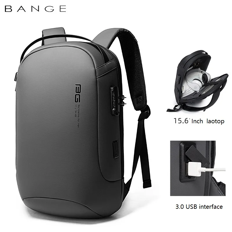 Luxury Business Backpack Sports Travel Backpack Leisure Anti-theft Computer Bag Male Shoulder Bags USB Chest Bag