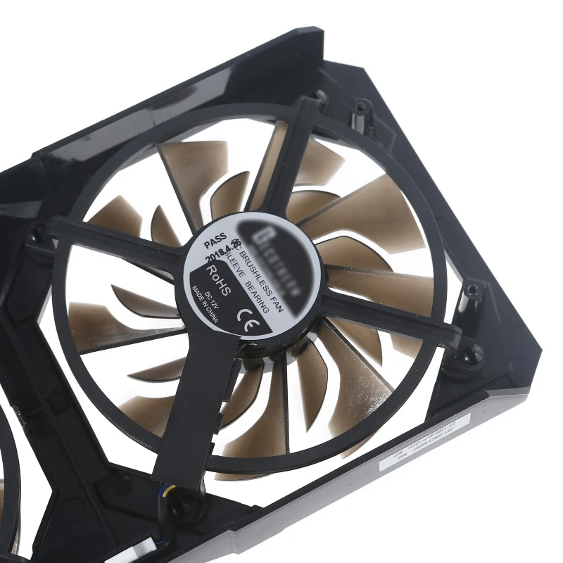 Новинка 2022 1 пара охлаждающих вентиляторов охлаждение видеокарты для Zotac P106-100 6 ГБ