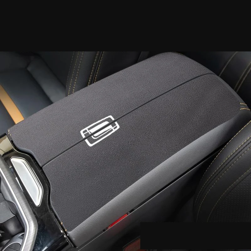 Для Faw Bestune T77 2018-2023 автомобильный Стайлинг подлокотник, замшевая противоскользящая шумопоглощающая накладка, защитная накладка, аксессуары для интерьера