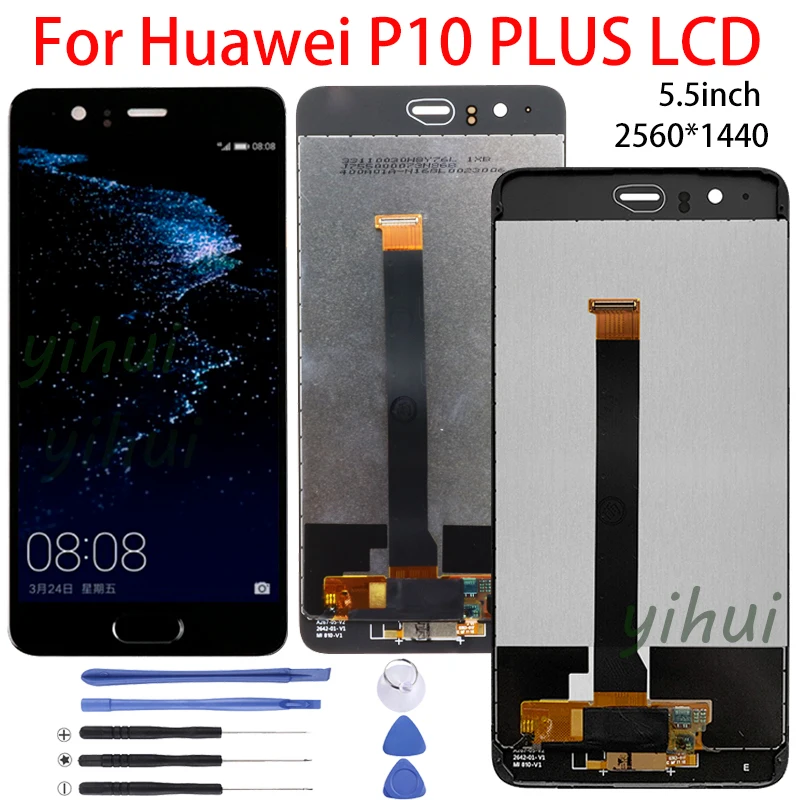 

100% Tested For Huawei P10 Plus LCD Touch Screen With Frame Digitizer Replacement For Huawei P10Plus VKY-L09 VKY-L29 LCD
