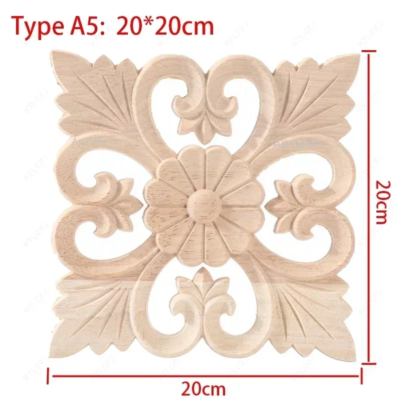 

Деревянные накладки из каучукового дерева