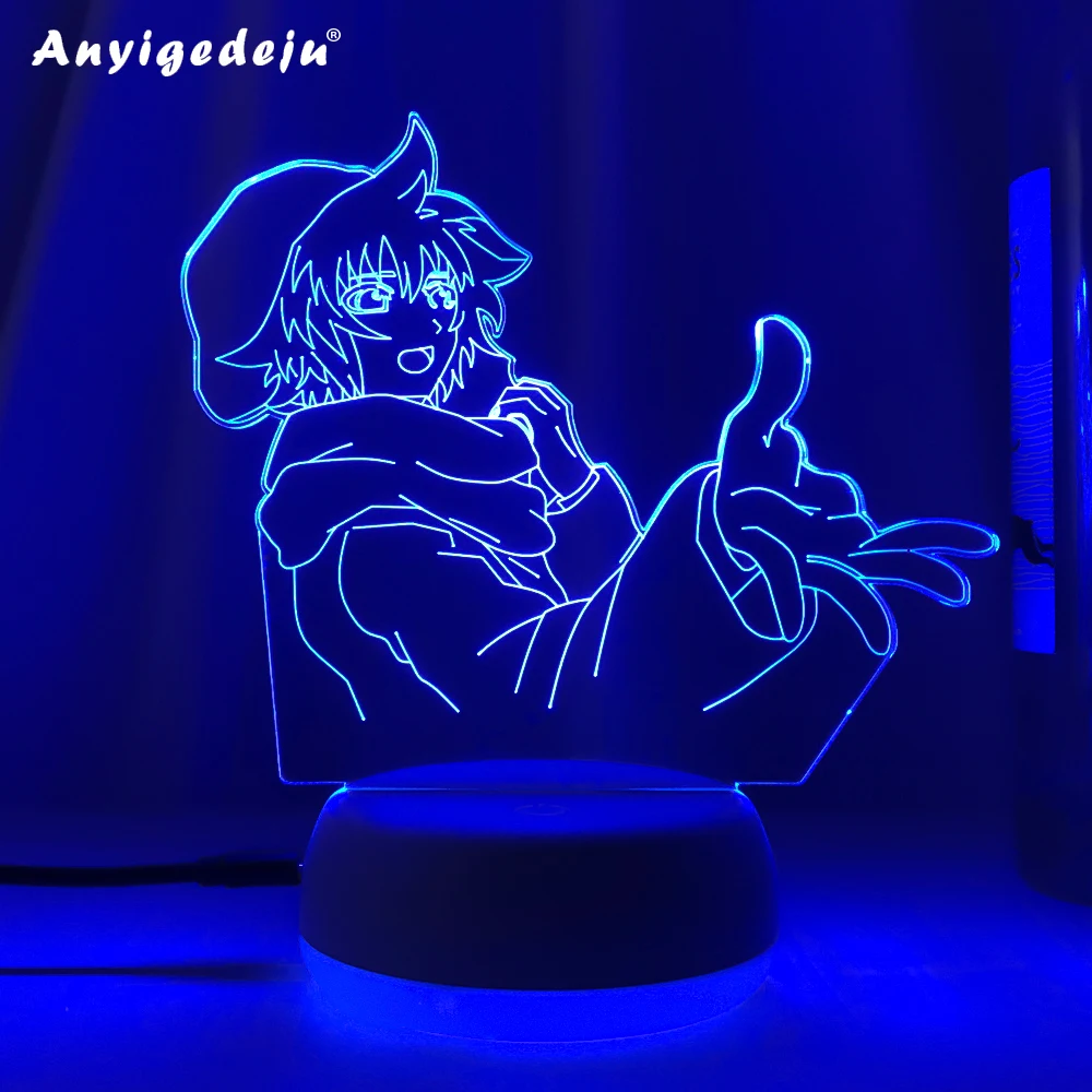 

Anime Led Light Your Turn To Die Shin Tsukimi Nightlight for Bedroom Decor Nightlight Manga Birthday Gift Room Led Night Lamp 3d