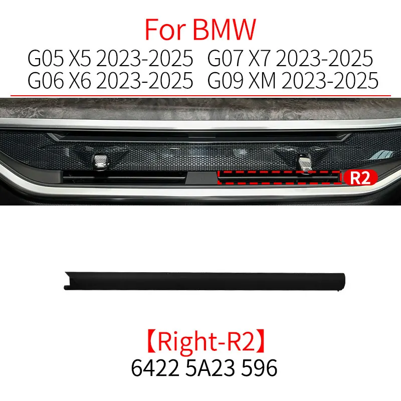 

Для BMW G05 G06 G07 LCI Автомобильная передняя вентиляционная решетка, зажим для отделки, комплекты для ремонта розетки кондиционера для BMW X5 X6 X7 2023-2025 64225A23596