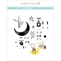 hot selling clear stamps diy scrapbooking diary happy owl o ween stickers embossing template album happy plan gift decoration