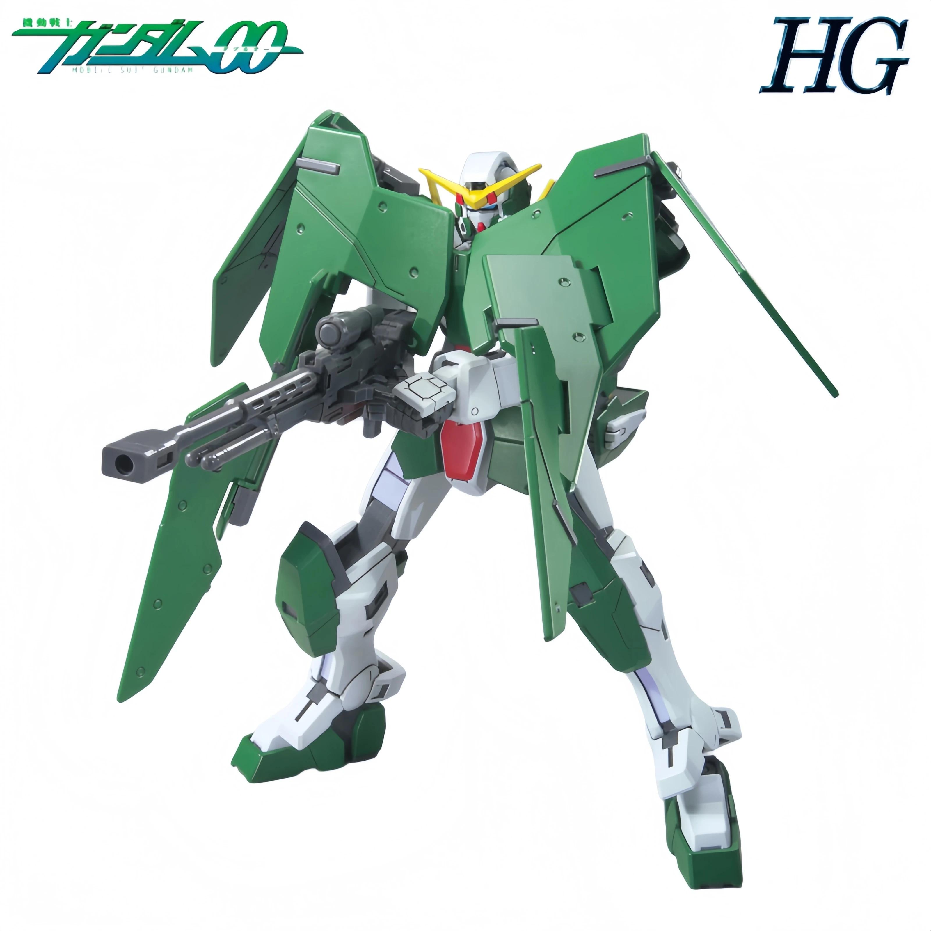 Фото Оригинальный сборный модельный набор Bandai Gunpla HG 1/144 GN-002 Gundam Dynames Mobile Suit Gundam 00 Sniper Type, фигурка, игрушка №3