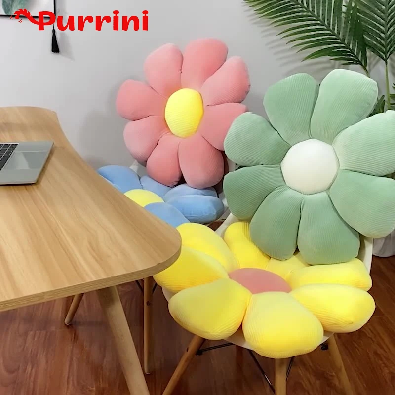 

Цветочная плюшевая диванная подушка, подушки для дивана, мягкая набивная хлопковая подушка для гостиной, спальни, Бытовые аксессуары, подар...