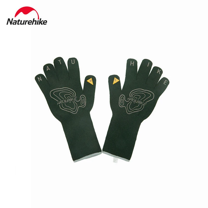 

Naturehike Cooking Heat Insulation Glove Outdoor Glove Heat Flame Retardant Resistant Aramid Glove Camping BBQ Oven Anti Scald