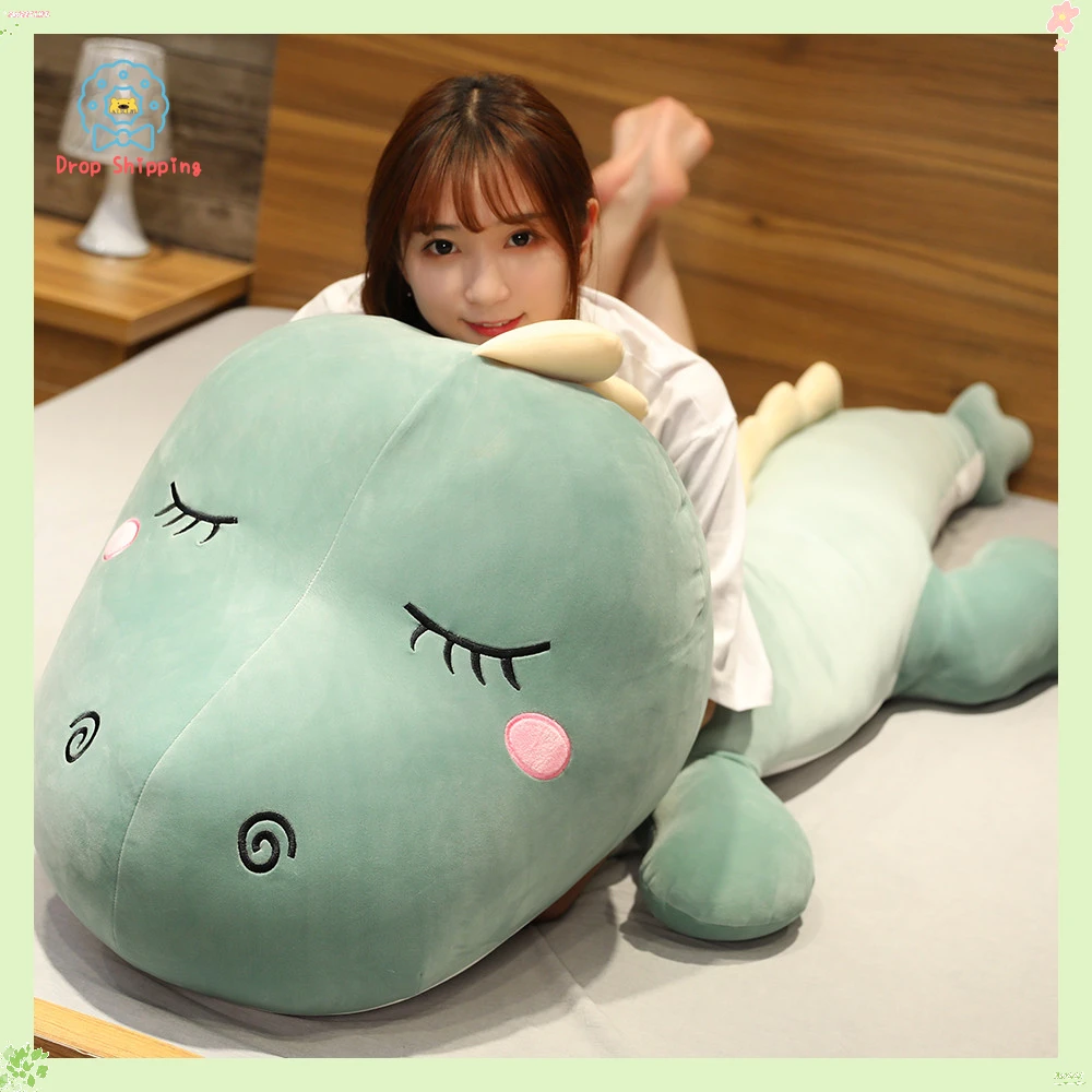 Большой большой динозавр плюшевая игрушка тираннозавр мягкое животное подушка