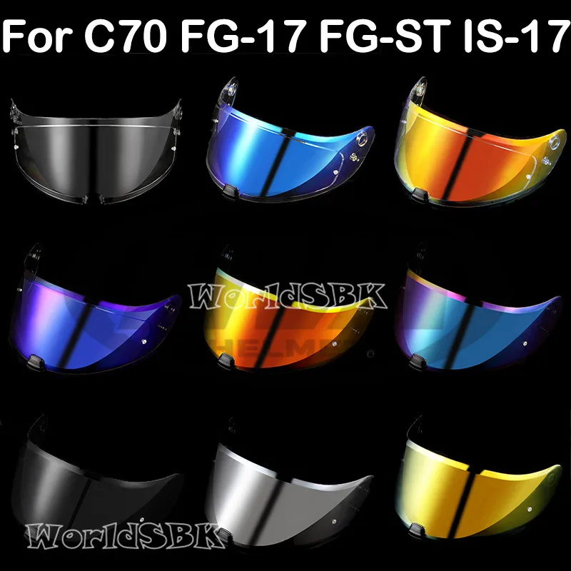 Scudo Per Casco Hj20M Per Hjc C70 Is-17 Fg-17 Fg-St Visiera Per Casco Moto Protezione Uv Casco Moto Visera Sunshield
