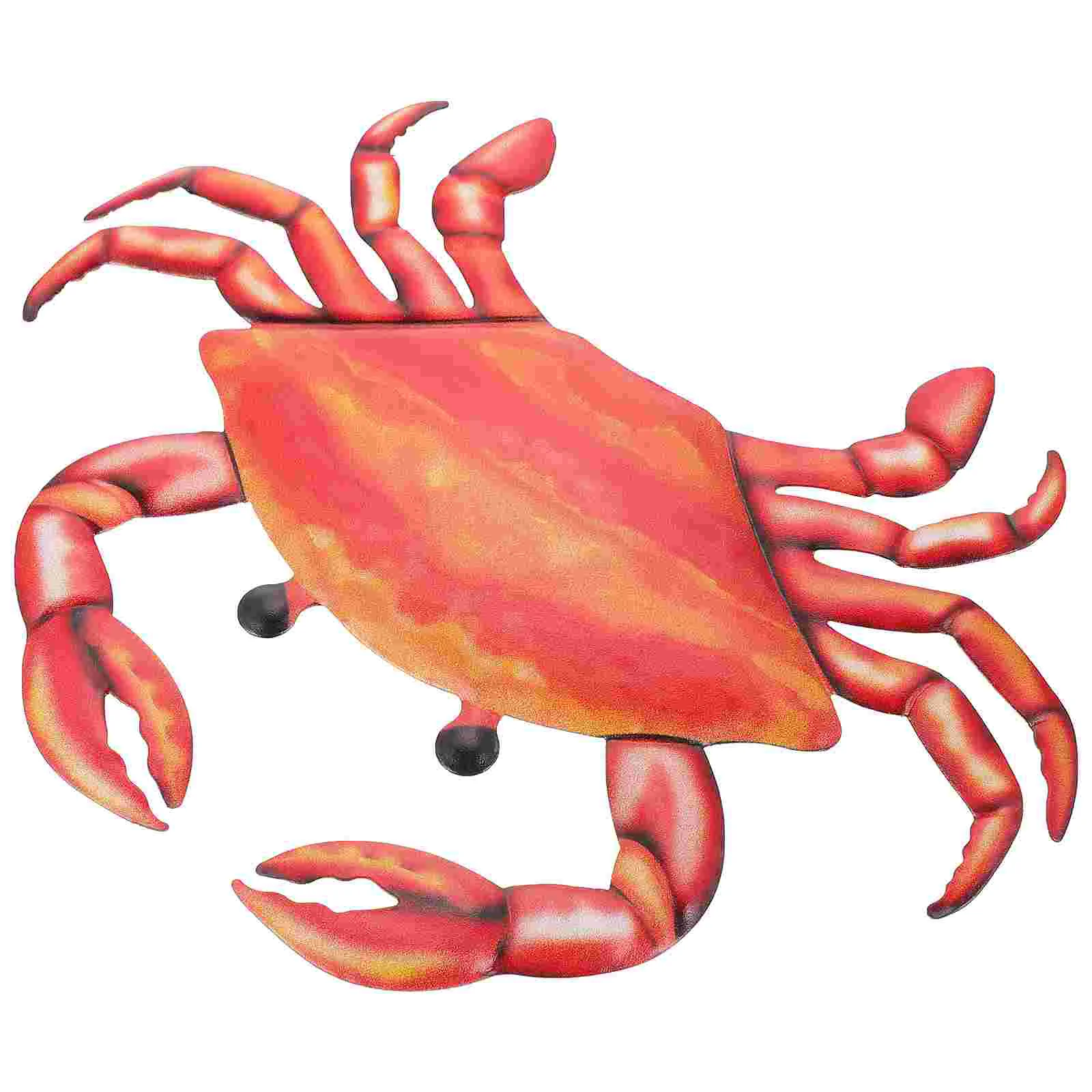 

Wall Sticker Decor Patio Wall Decor Decorative Crab Craft Red Wall Decor Wall Adornments Garden Hanging Decor Bar Wall Decor