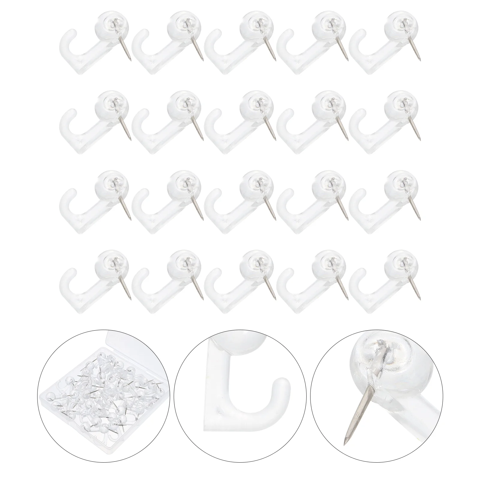 

Push Hooks Pin Tacks Hook Thumb Board Wall Pushpins Pushpin Map Fixing Decorative Bulletin Thumbtack Tools Cork Simple Hanging