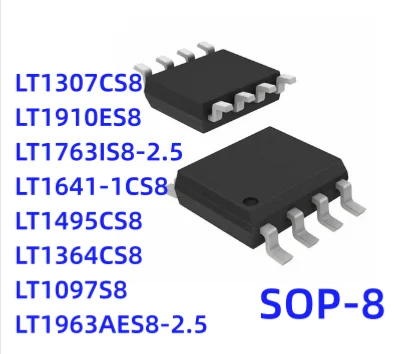 10 шт. // Лот LT1307CS8 LT1910ES8 LT1763IS8-2.5 LT1763IS8 LT1641-1CS8 LT1495CS8 LT1364CS8 LT1097S8 LT1963AES8-2.5 LT1963AES8