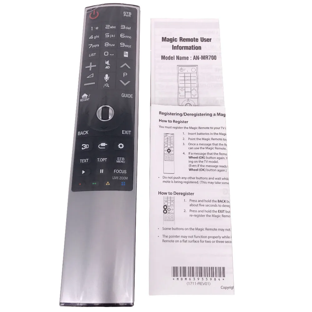 Новый оригинальный пульт дистанционного управления для LG 3D smart TV - купить по