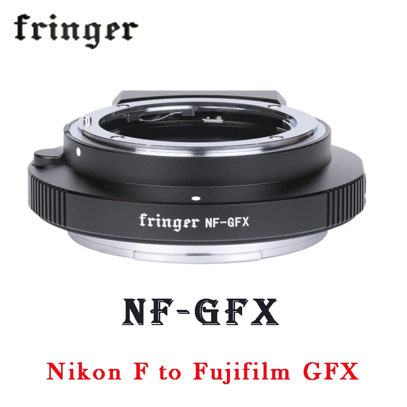 

Fringer NF-GFX Lens Adapter Ring For Nikon F Mount Lenses to Fujifilm GFX Cameras GFX100 GFX100S GFX50S GFX50R