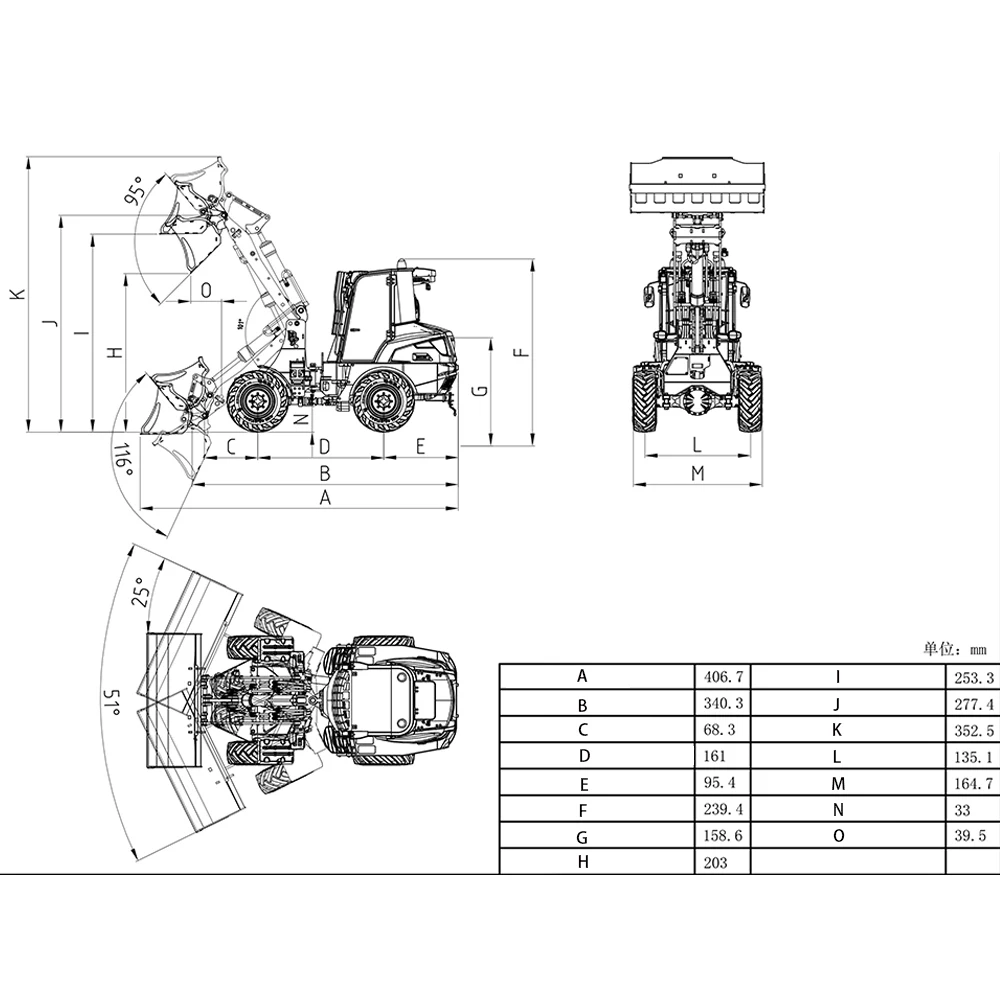 LESU AOUE MCL8 1/14 RC Гидравлический погрузчик RTR со звуковой подсветкой ST8 Пульт