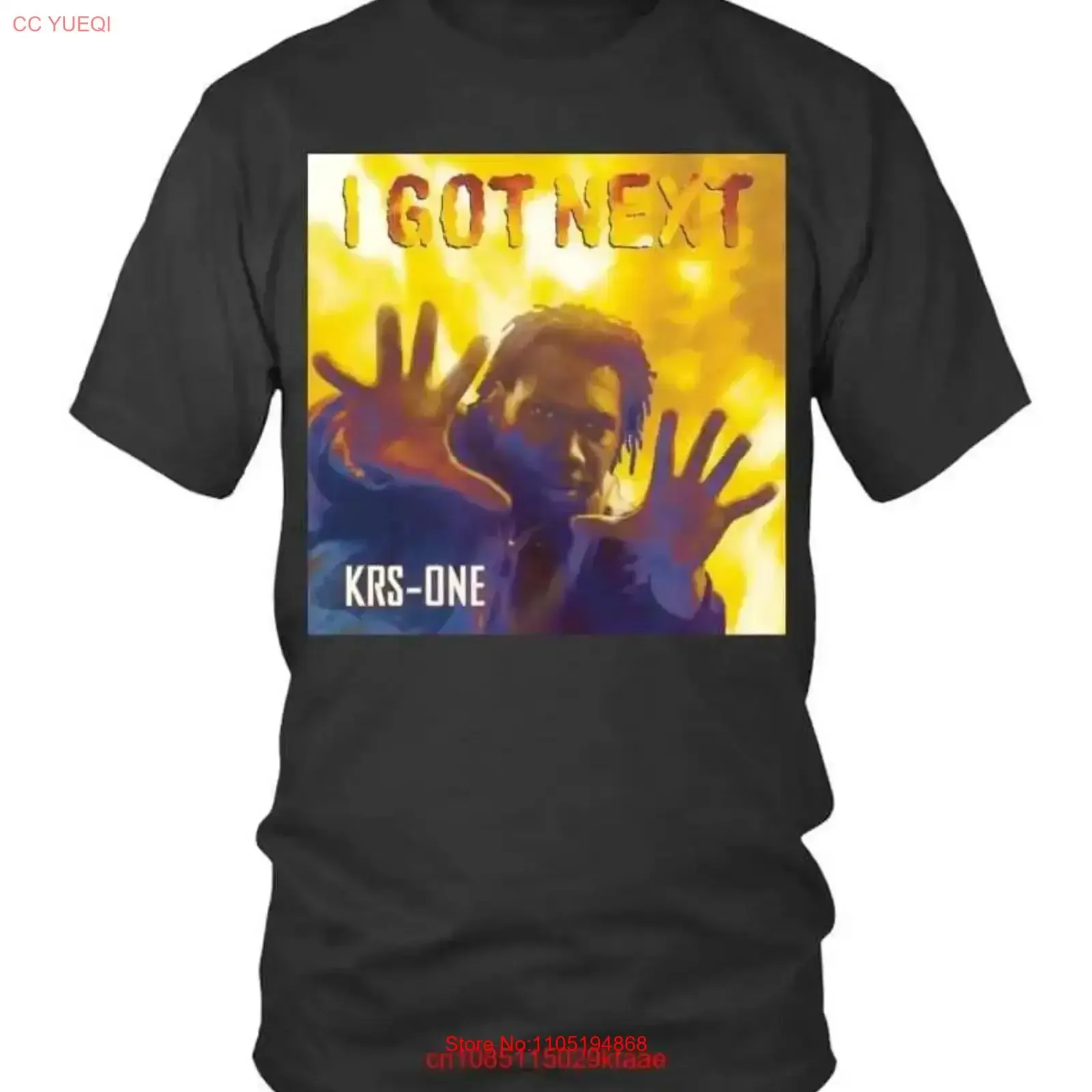 Фото 95 KRS ONE I GOT NEXTT SHIRT винтажная стираная модельерская одежда графическая уличная одежда Удобная повседневная стильная унисекс №1