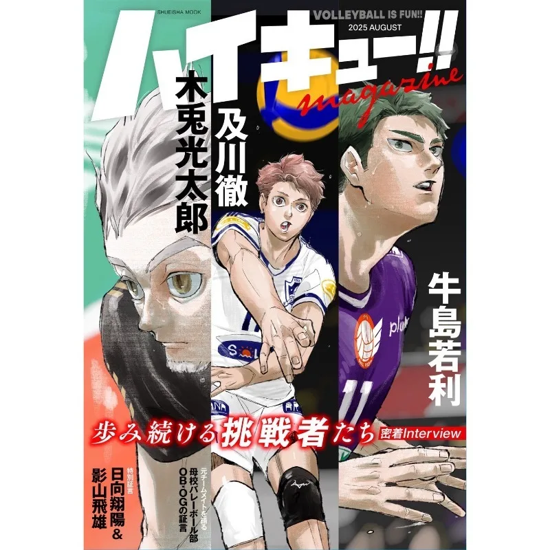 Хайкью!! Журнал Art Book, выпуск за август 2025 года, №2: Коллекция иллюстраций Фурудатэ Харуичи, Книга по сценарии Тобио Шойо Хинаты (art.: 3920daec3cb36) - 3920daec3cb36