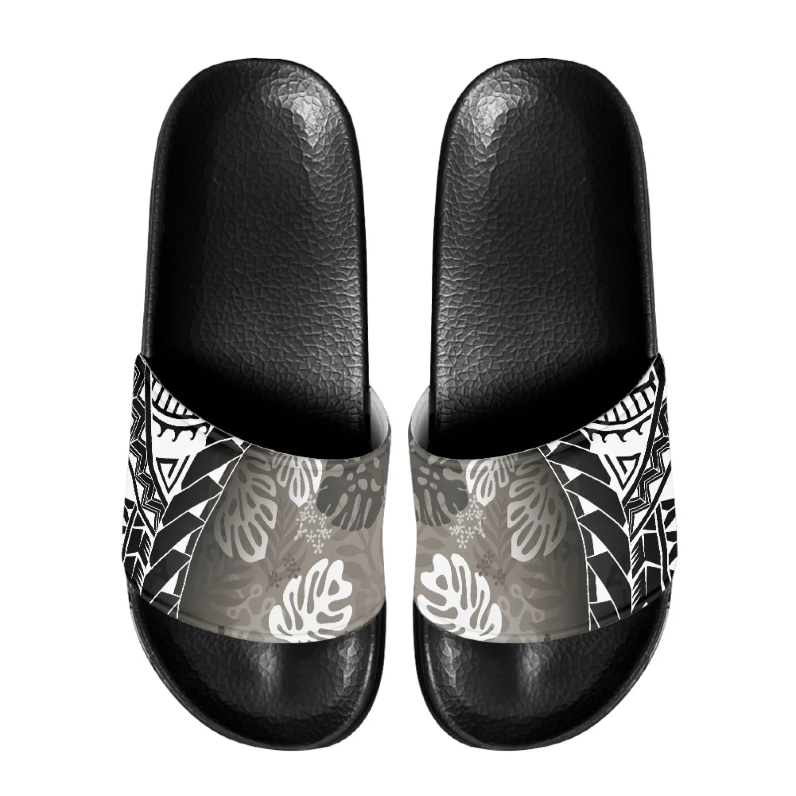 

Полинезийские племенные тату-тапочки Tongan Totem с принтом Tonga летние Молодежные тапочки мужские Нескользящие крутые снаружи шлепанцы дышащие толстые