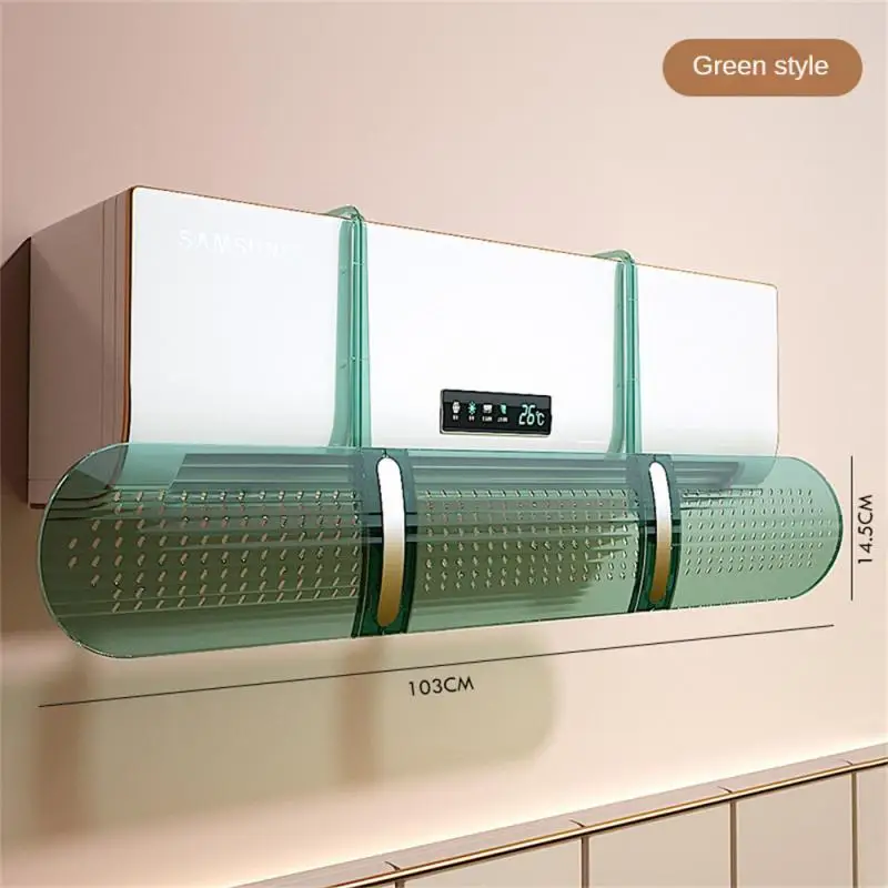 

New Transparent Air Conditioning Wind Deflector Anti Direct Blow Wall Mounted No InstallationTransfer Air Outlet Wind Deflector