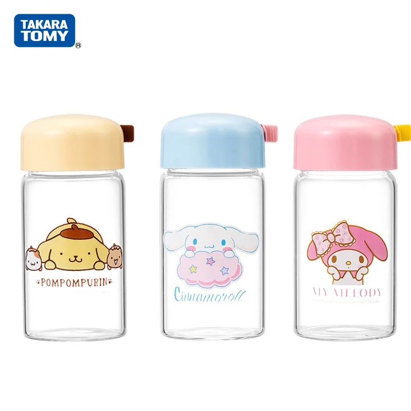 

Стеклянная чашка Takara Tomy Sanliou, прозрачная чашка для воды, симпатичная девушка в стиле интернет-знаменитостей