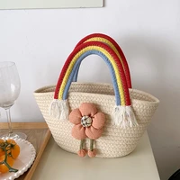 veryme straw bags for women luxury designer 2022 new summer female purse and handbags popular beach travel tote sac a main femme