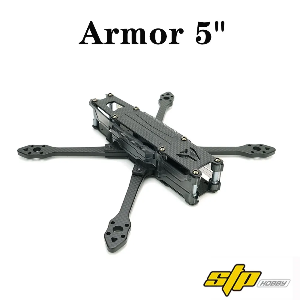 

STPHOBBY Armor 5" 215mm Carbon Fiber Frame Kits for FPV Freestyle 5inch Analog Digital Drones DIY Parts