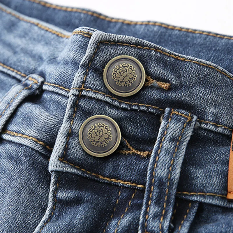 

4PCs/set Snap Fastener Metal Button Jeans Waist Buttons Perfect Fit Adjust Self Free Nail Twist No Seam Sewing Buttons Wholesale