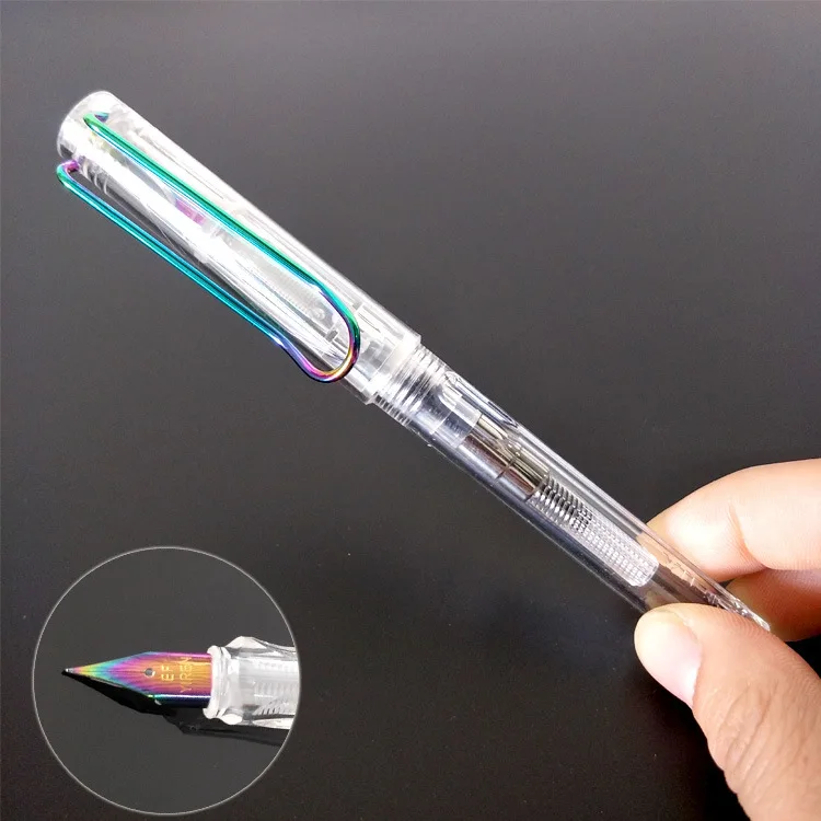 

Перьевая ручка Nice 401, 1 шт., большой зажим, чернила для коррекции осанки, принадлежности для студент, школа, офис, подарочные канцелярские прин...