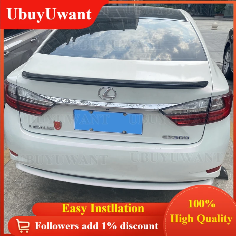 Высококачественный задний спойлер Неокрашенный из АБС-пластика для Lexus ES 2013-2016