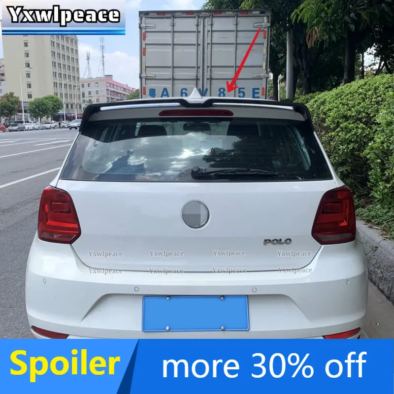 

Oettinger Style Roof Spoiler for Volkswagen VW Polo MK5 6R 6C 2011-2018 ABS Plastic Rear Trunk Wing Car Styling