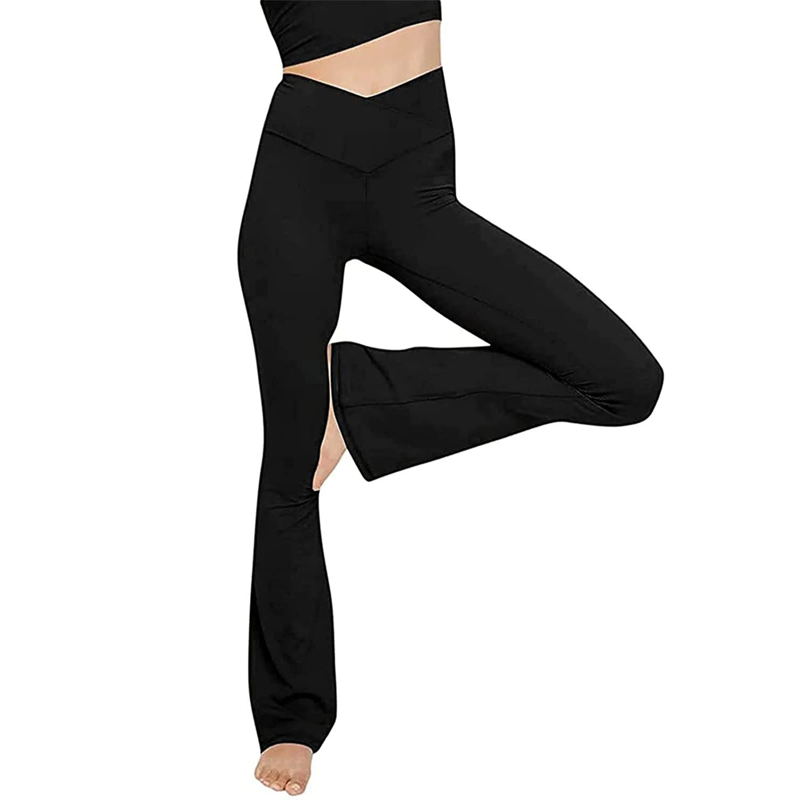 

Home Yoga Sport High Waist Adults Breathable Women Leggings Elastic Pants Full Length Accessories Daily Gym Easy Wear Jogging