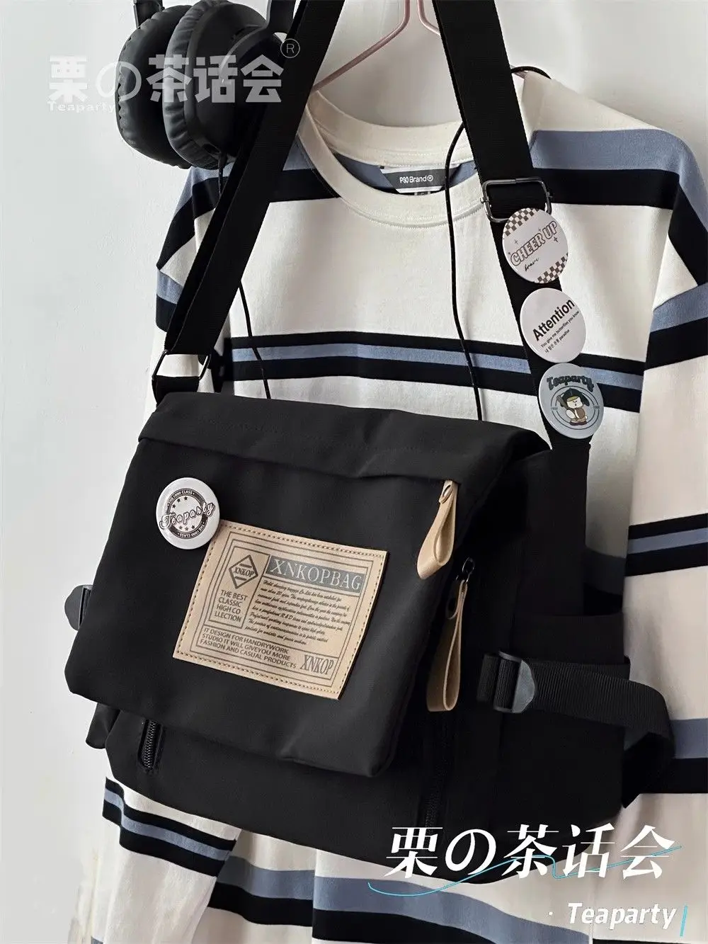 Вместительная кросс-боди сумка для мужчин и женщин универсальный рабочий наряд