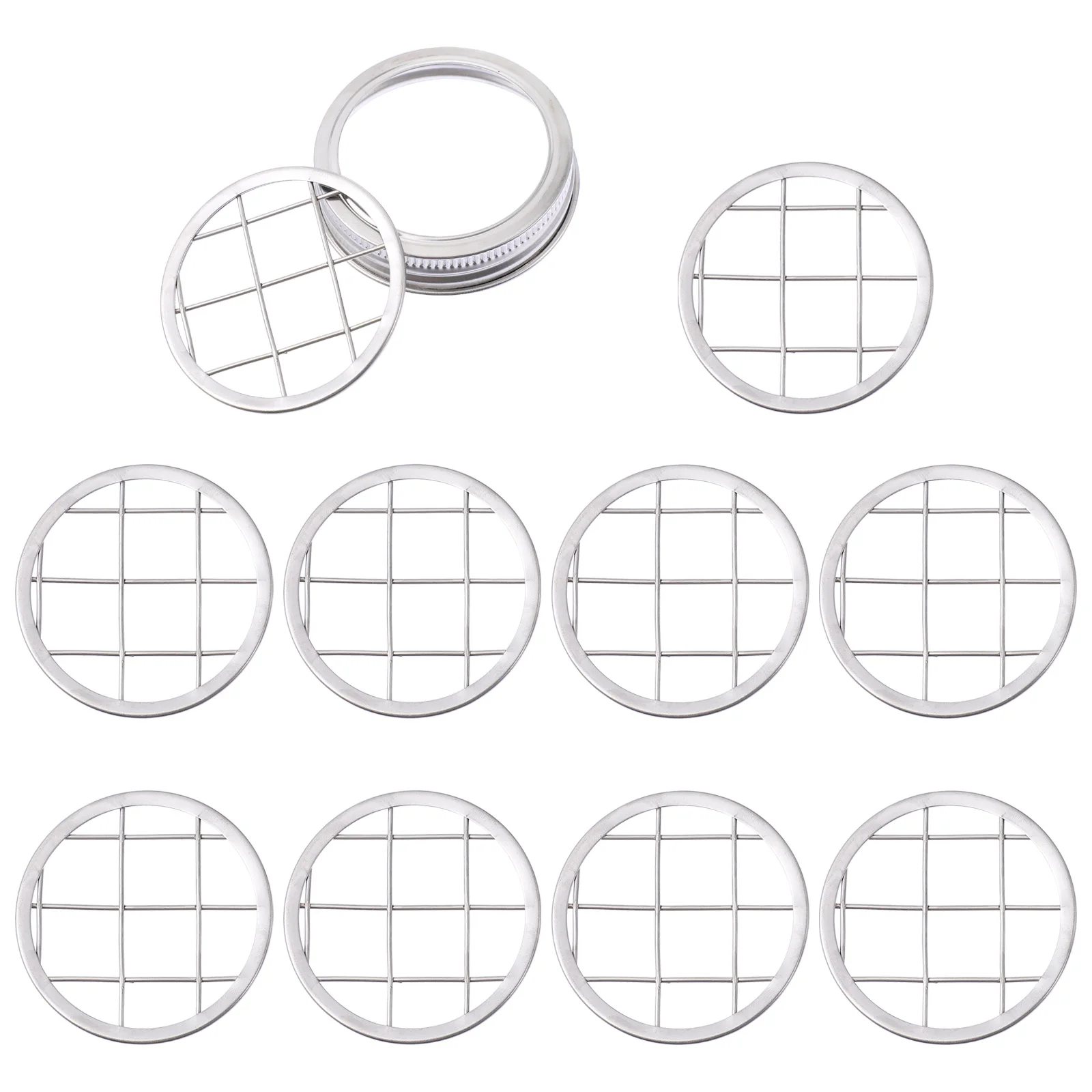 

Frog Lid Jar Mason Flower Lids Insert Canning Grid Jars Organizer Metal Floralikebana Holder Daisy Kenzancaps Cover Can Mouth