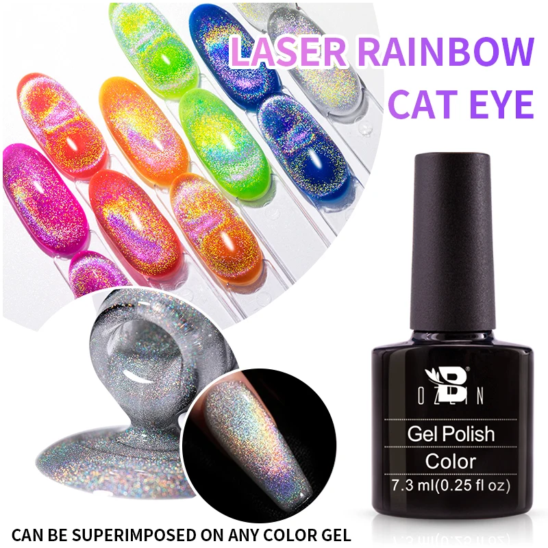 Магнитный Гель-лак для ногтей с кошачьими ушками, 7,3 мл