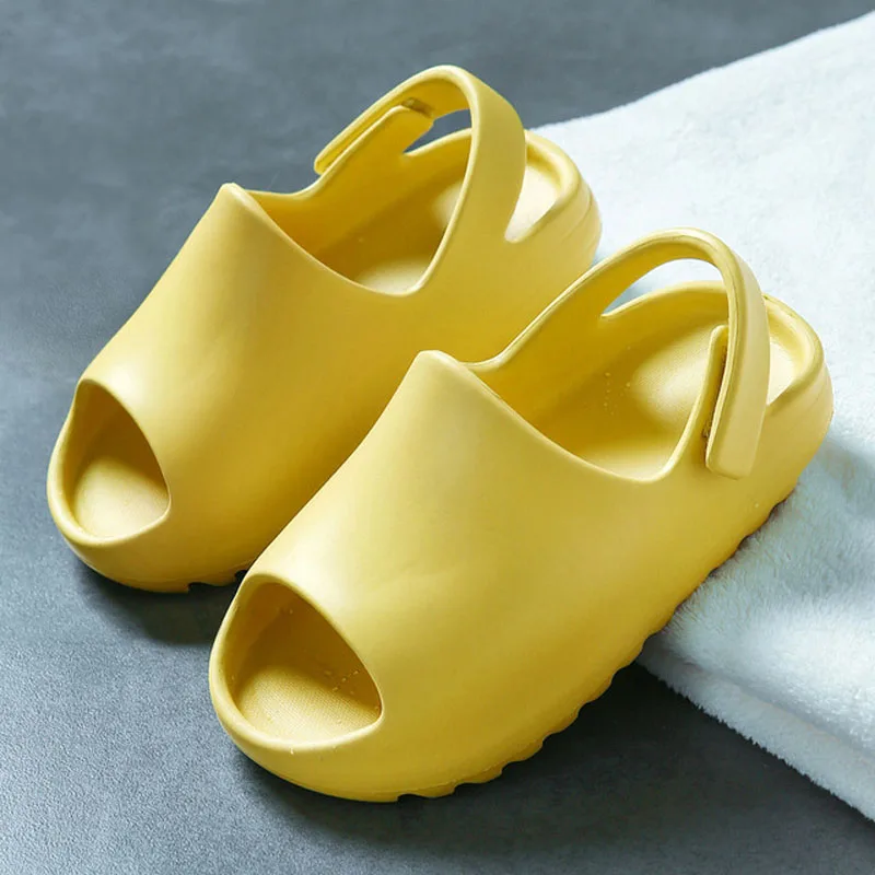 

Baby Toddler Kids Adults Slip-On Fashion Sandals Boys Girls Foam Beach Summer Slides Bone ResinChildren Lightweight Water Shoes