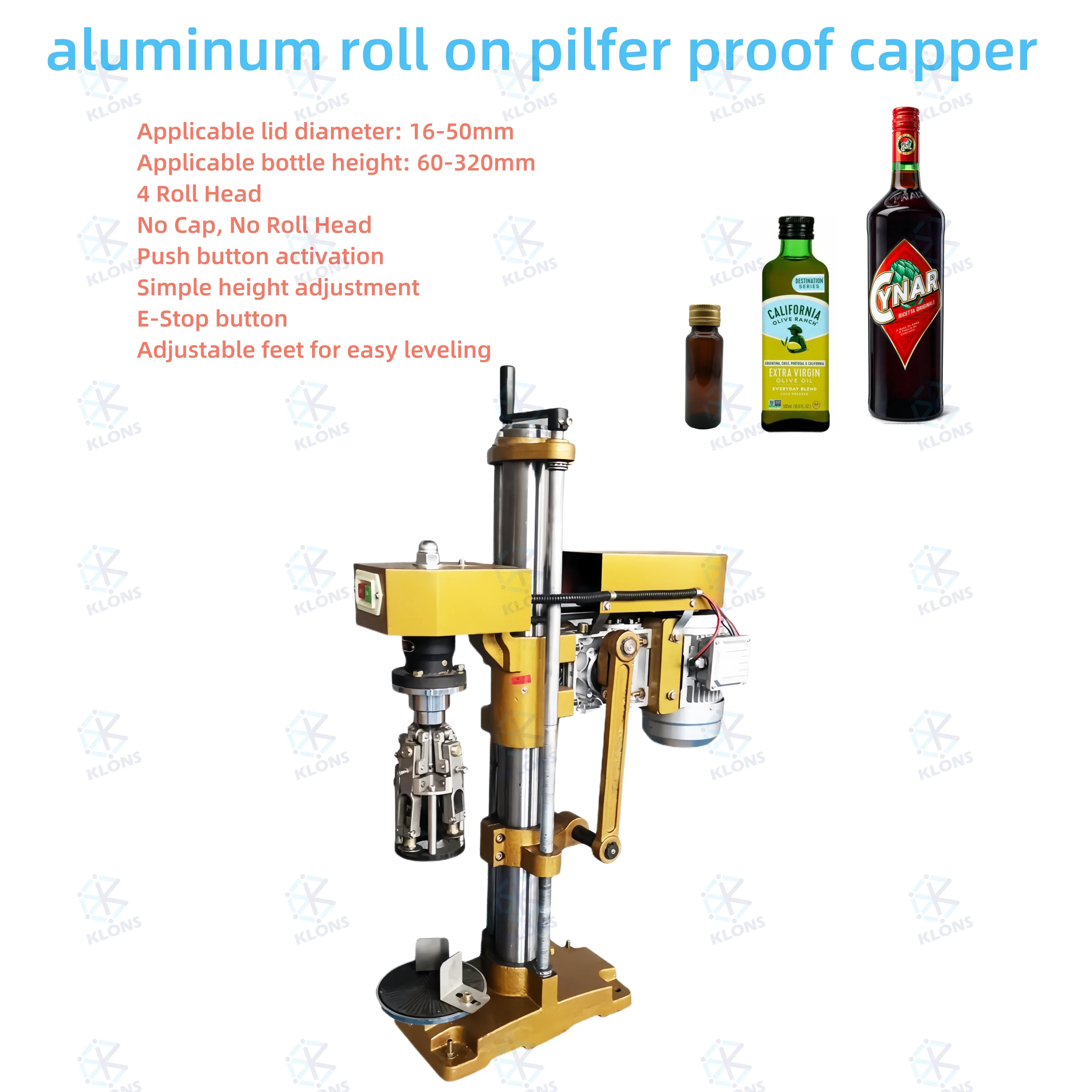 KSRC-1A полуавтоматическая одноступенчатая ручная машина для укупорки