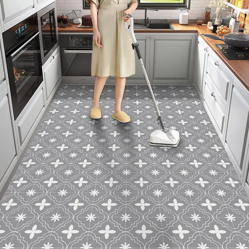 Special floor mat for kitchen Oil proof carpet Waterproof carpet Skid resistant carpet Wipe and wash free Simple carpet door mat