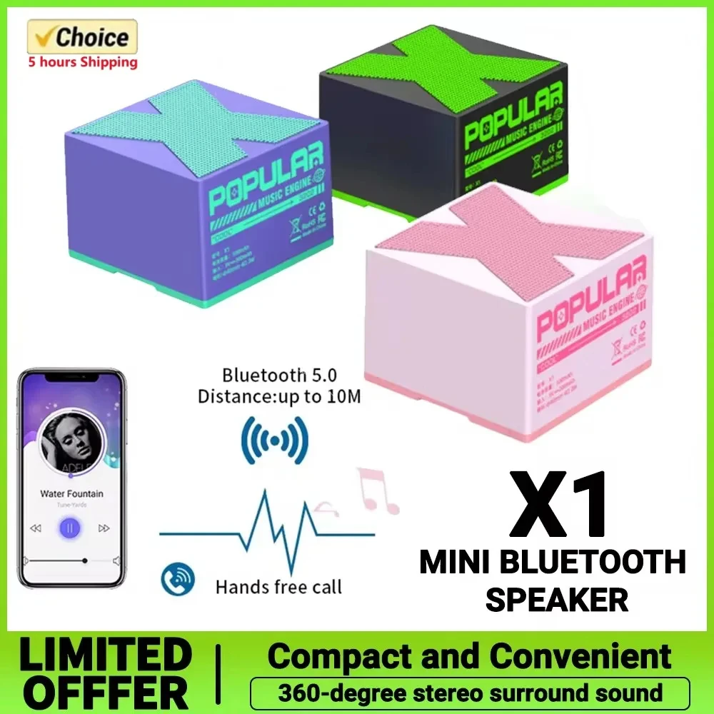 Портативная беспроводная колонка Bluetooth 5.0 мини-аудио