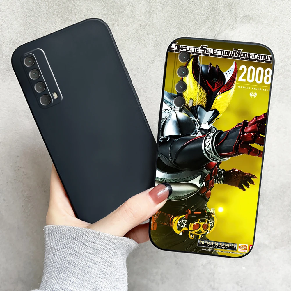 

Kamen Rider Phone Case For Huawei P Smart Z 2019 2021 P20 P20 Lite Pro P30 Lite Pro P40 P40 Lite 5G Black Funda Coque Back