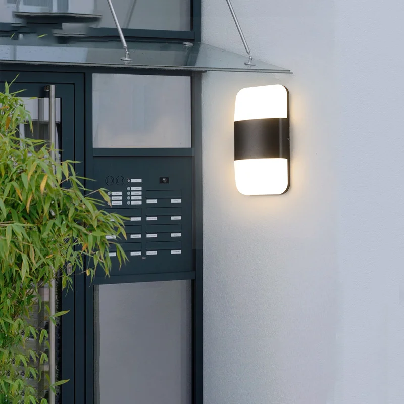 

Modern Outdoor Wall Lamp LED Waterproof Exterior Terrace Motion Courtyard Balcony Light Door Front Lamp Aisle Garden