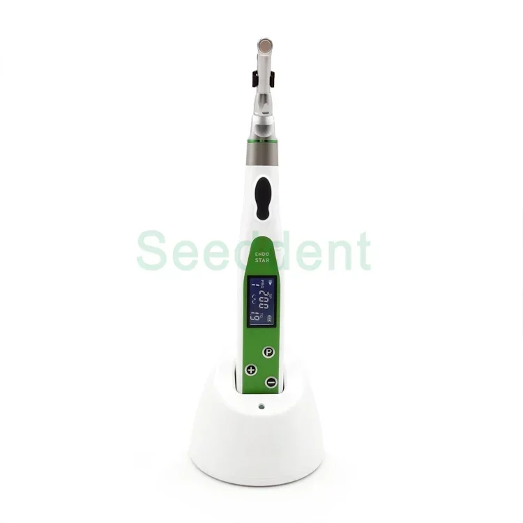 Den tal Беспроводной светодиодный эндодвигатель 16:1 Contra Angle с версиковым локатором