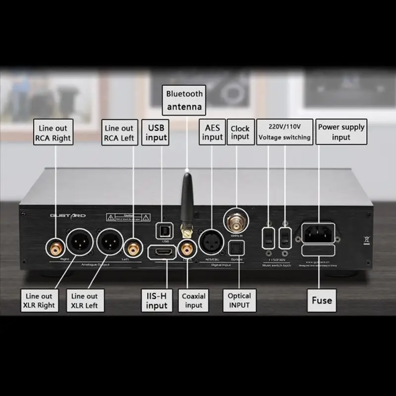 Декодирование DSD512 PCM768KHz LDAC Bluetooth 5 0 K2