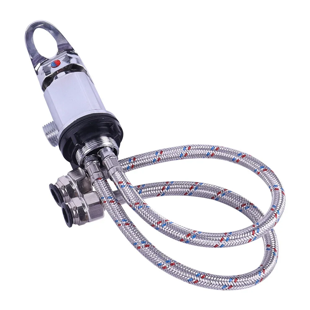 

Смеситель для душа Caravan Chrome 1/2", хвосты 2*800 мм