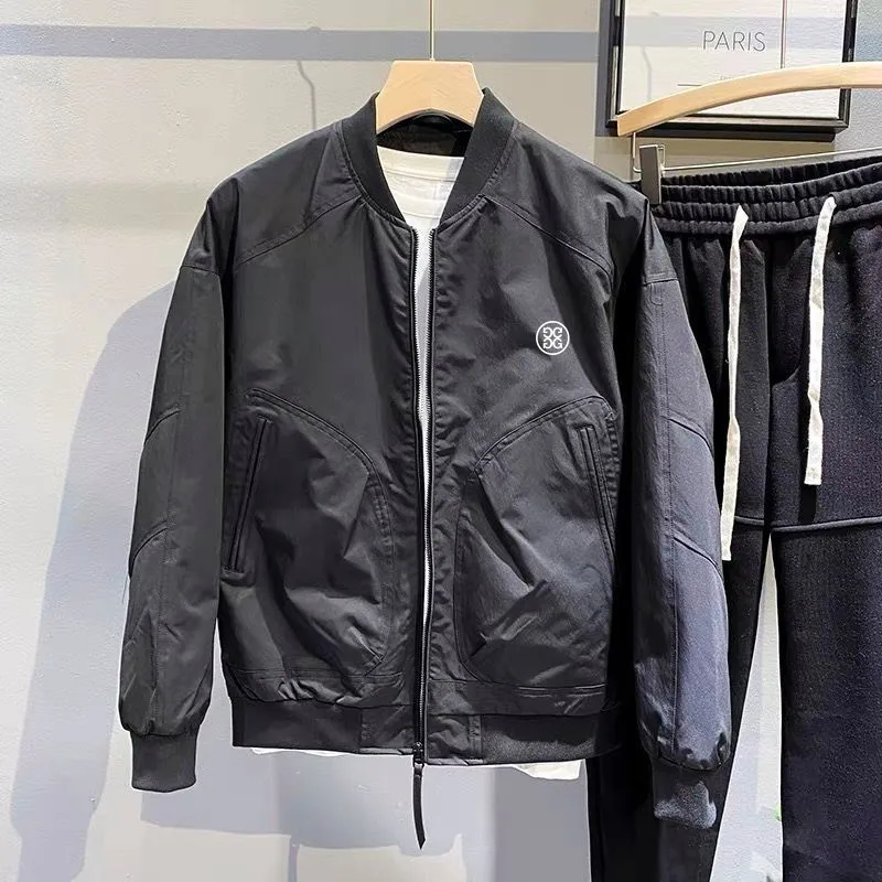 

2023 Spring Golf Men Clothing Golf Jackets Zipper Coat Sport Casual golf wear Man windbreaker Golf Best Men Uniform Work clothes