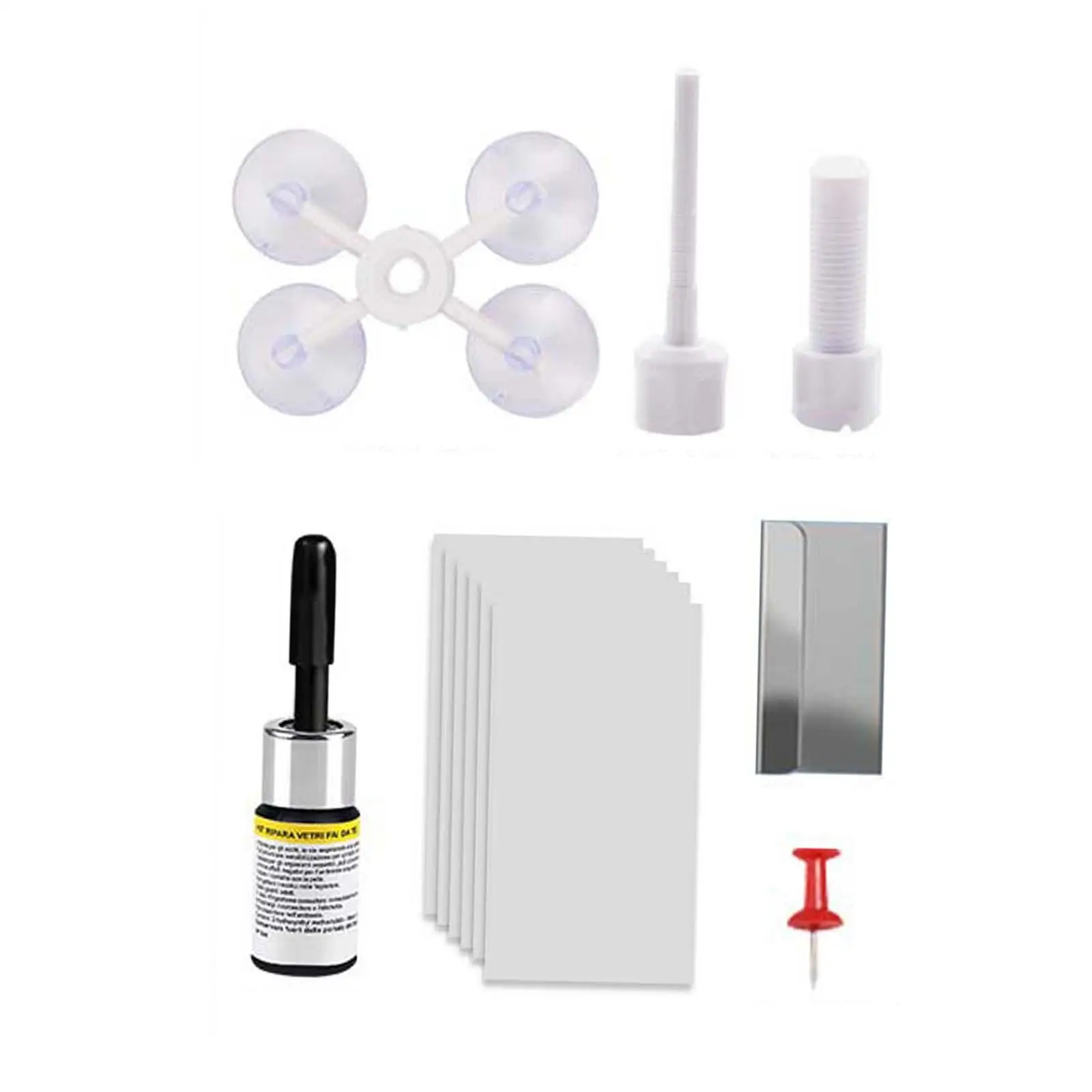 

Windshield Crack Repair Kit Vehicle Windscreen Tool for Repairing Chips